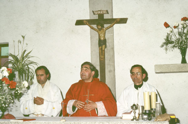 Elías Valiña Sampedro y el obispo de Lugo, Fray José Gómez